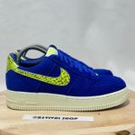 Nike  Air Force 1 Low Olivia‎ Kim No Cover Blue Corduroy Sneaker - Size 9 & 40.5 Photo 1