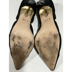 Woman’s Jlo Slip On Black Pointed Toe High Heel Pumps 7m Size 7 Photo 8