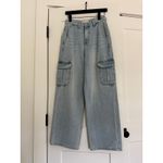 The Frankie Shop $185 New Kai Cargo Denim Jeans - Small Photo 3