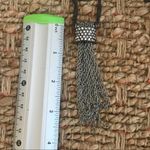 Charming Charlie  Tassel Necklace with Rhinestones Photo 3