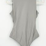 SKIMS Womens Summer Disco Mock Neck Sleeveless Tank Bodysuit Size M Smoke Photo 0