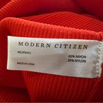 Modern Citizen  Ally Ribbed Midi Dress Size XL Red Halter Bodycon Photo 9