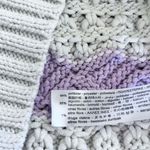 ZARA  ecru knit colorblock oversized vest size Small Photo 8