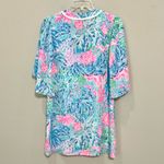Lilly Pulitzer DELANCEY Dress Sink or Swim Pink Blue White Coral Sz XS Lileeze Photo 6