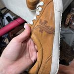 Frye Kira Distressed Branded Leather Low Top Sneakers Sz 10 Photo 3