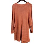 Free People  Sweater Orange FP Beach Dolman Lightweight Tunic Summer Small Photo 2