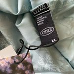 Cider NWT  Blue Flora Open Cross Back Slip Cowl Neck Dress, Size XL Photo 5