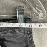 Cotton On High Rise Mom Shorts Women’s Size 4 Black Denim Frayed Hem Distressed Photo 4