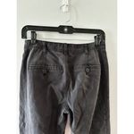 Anthropologie  Pants Women's 26 Charcoal Corduroy Button Ankle Skinny Utility Photo 5