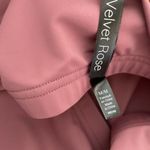 Velvet Rose swimsuit Pink Stretch V Neck Bikini Thong one piece New Sz medium Photo 1