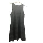 Loft Ann Taylor  Dress Womens M Black Sleeveless Sheath Sweater Knit Wool Blend Photo 2