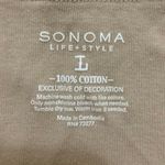 Sonoma Beige Lace Trim Tank Top Cami Large Photo 9