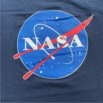 Delta NASA Logo Space T-Shirt Blue Graphic Medium navy blue short sleeve unisex Photo 4