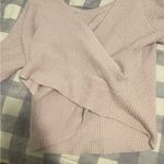 Aerie Lilac colored  cross back sweater Photo 2