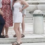 Aerie White Cutout Dress Photo 7