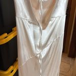 Ivory Satin Cowl Neck Gown Size Medium* Photo 10