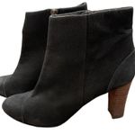 Cole Haan Harper Bootie II Black Nubuck Leather Side Zip Ankle Size 6 1/2 Photo 0