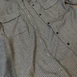 Abercrombie & Fitch New  Black and White Button Down Shirt Photo 3