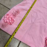 JW Pei  Elaina Pink Rosette Applique Mini Dress Size 10 Photo 6