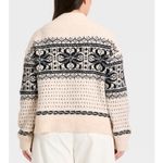 Universal Threads Universal Thread Women Long Sleeve Alpine Snowflake Crewneck Pullover Sweater 2X Photo 1