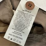 Aritzia Wilfred Tan Anthem Crepe High Waisted Chino Trouser Shorts size 8 Photo 7