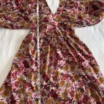 Boohoo FLORAL BATWING MINI SWING DRESS size 6 Photo 11