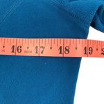 The North Face 1/4 Zip Fleece Pullover Women Sz M Blue Outdoor Travel Everyday Photo 7