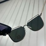 Claire’s Gold Metal Cat Eye Sunglasses with Mirrored Lenses – Women’s Photo 4