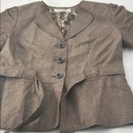 Tahari Brown Women's Jacket with Belt Photo 12