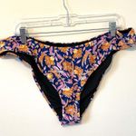 J.Crew Floral Swim Bikini Bottom Navy Pink Orange Size XXL NEW Photo 2
