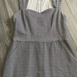 Harper  striped dress size L black and white Photo 1