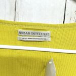 Urban Outfitters  Top Women Size M Yellow Long Sleeve Cropped Summer Slim Fit Photo 1