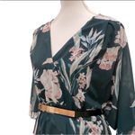 City Chic Green Cocktail Dress 20 Plus Size Semi Formal Dress Holiday Party Boho Photo 3