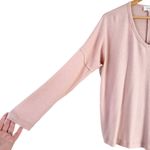 Korye x Stitch Fix V Neck Long Sleeve Soft Sweater in Ballet Pink, Size Small‎ Pink Photo 5