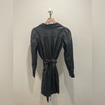 Peter Som  x RTR Faux Leather Shirtdress Size 4‎ Photo 7
