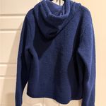 FILA Dark Blue Sherpa Off-Duty Hoodie Cozy Streetwear Fit Check Loungewear NWT Photo 1