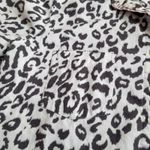 Victoria's Secret Leopard Print Flannel Sleep Shirt Button Down Cozy size Small Photo 3