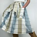 Vintage Cotton Windowpane Plaid A Photo 2