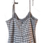 Elegant Plaid Women's Jumpsuit Black Size L Photo 2