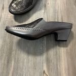 Rialto  Comfort Metallic Gray Slip On Mule Heels Size 9 Photo 5