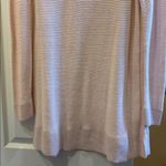 ANN TAYLOR FACTORY LIGHT PINK KNIT DRESS/TOP… RIBBED TEXTURE LONG SLEEVE SIZE XL Photo 7