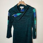 Joseph Ribkoff Colorblock Blue Pullover Asymmetrical Cowl Neck Sweater Canada 6 Photo 0