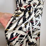 Oleg Cassini Vintage  100% Silk One Shoulder Abstract Column Dress Women’s Size 6 Photo 10