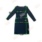 Brooks Brothers  Classic Black Long Sleeve Dress Photo 5