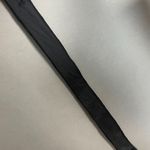 Deadstock Beaded Belt Vintage Women Black Structured Wide Hook and Loop Fancy Photo 8