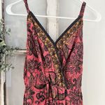 Maurice's Paisley High Low Faux Wrap V Neck Boho Midi Dress Size Small Photo 4