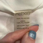 Alexis  Clement lace Dress in red and white Photo 6