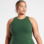 Athleta Conscious Crop Serene Top for D-DD Cups in Green - Size 3X Photo 0