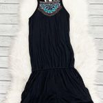 Nanette Lepore  Black Beaded Romper Photo 1