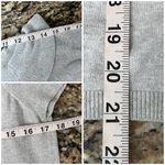 EXPRESS Grey Sweater Blouse Womens Cotton Coquette Cottegecore Preppy L Coastal Photo 5